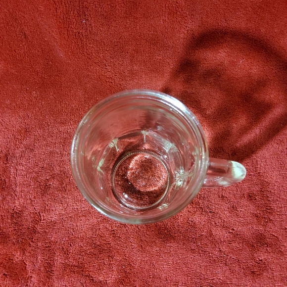Vintage Silver Spring Heavy Glass 8 Oz Child Size Rootbeer Mug w/Handle 4.25" - Picture 4 of 5